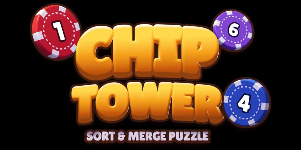 Chip Tower: coin sort and merge puzzle