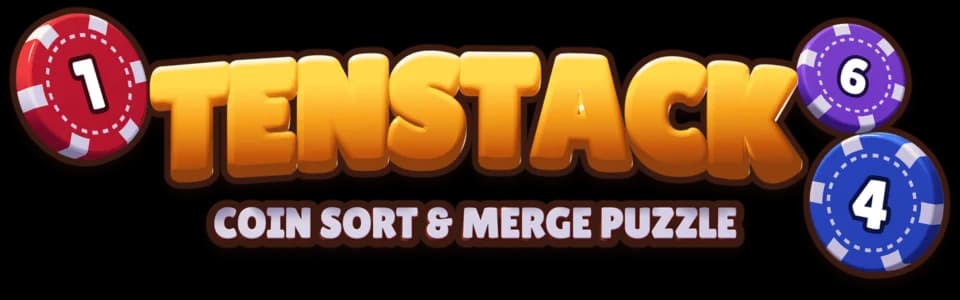 TenStack: coin sort and merge puzzle